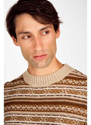 Pull beige LE FABULEUX MARCEL DE BRUXELLES homme