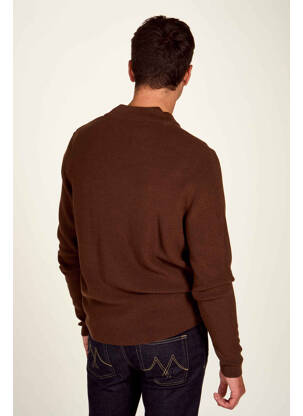 Pull marron LE FABULEUX MARCEL DE BRUXELLES homme