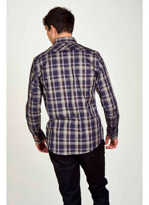 Chemise manches longues bleu LE FABULEUX MARCEL DE BRUXELLES homme