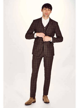Pantalon chino marron LE FABULEUX MARCEL DE BRUXELLES homme