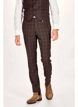 Pantalon chino marron LE FABULEUX MARCEL DE BRUXELLES homme