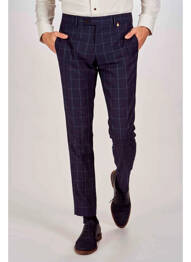 Pantalon chino bleu LE FABULEUX MARCEL DE BRUXELLES homme