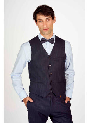 Gilet sans manche bleu LE FABULEUX MARCEL DE BRUXELLES homme