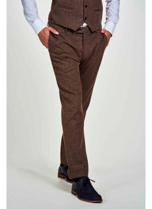 Pantalon chino marron LE FABULEUX MARCEL DE BRUXELLES homme