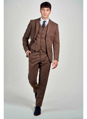 Pantalon chino marron LE FABULEUX MARCEL DE BRUXELLES homme