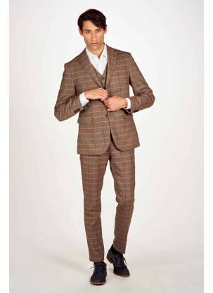 Pantalon droit beige LE FABULEUX MARCEL DE BRUXELLES homme
