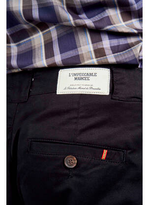 Pantalon chino noir LE FABULEUX MARCEL DE BRUXELLES homme