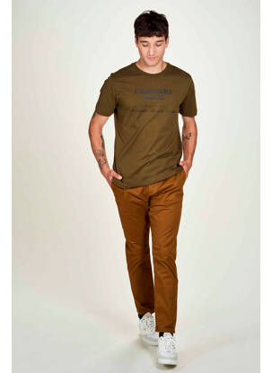 Pantalon chino marron LE FABULEUX MARCEL DE BRUXELLES homme