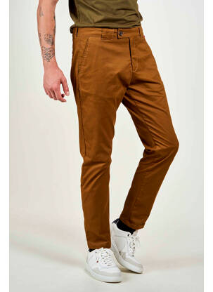 Pantalon chino marron LE FABULEUX MARCEL DE BRUXELLES homme