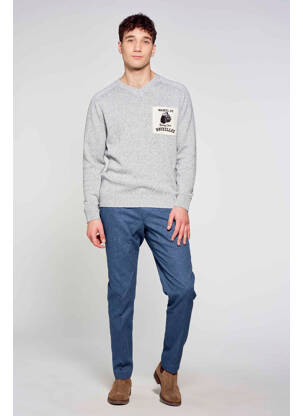 Pull bleu LE FABULEUX MARCEL DE BRUXELLES homme