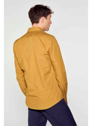 Chemise manches longues marron LE FABULEUX MARCEL DE BRUXELLES homme