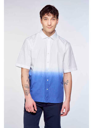 Chemise manches courtes bleu LE FABULEUX MARCEL DE BRUXELLES homme