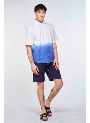 Chemise manches courtes bleu LE FABULEUX MARCEL DE BRUXELLES homme