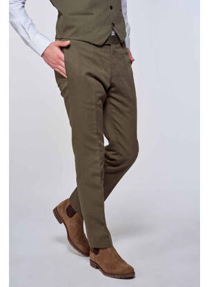 Pantalon chino vert LE FABULEUX MARCEL DE BRUXELLES homme