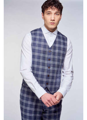 Gilet sans manche bleu LE FABULEUX MARCEL DE BRUXELLES homme