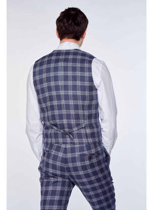 Gilet sans manche bleu LE FABULEUX MARCEL DE BRUXELLES homme
