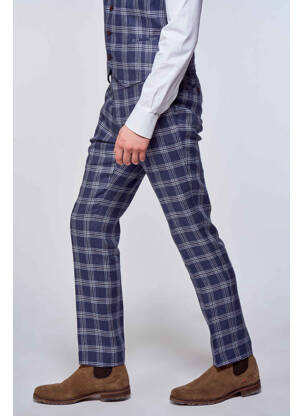 Pantalon chino bleu LE FABULEUX MARCEL DE BRUXELLES homme