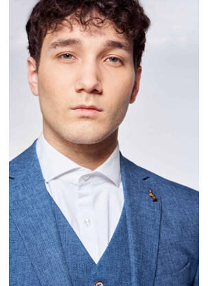 Blazer bleu LE FABULEUX MARCEL DE BRUXELLES homme
