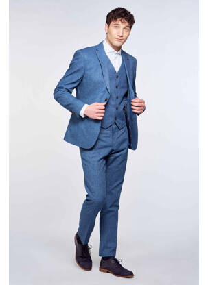 Gilet sans manche bleu LE FABULEUX MARCEL DE BRUXELLES pour homme