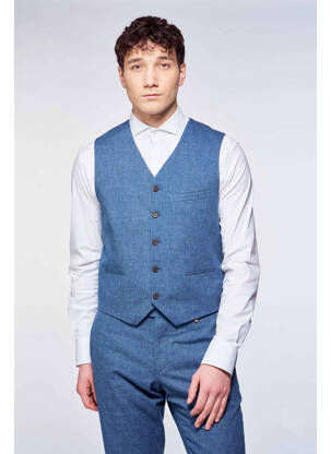 Gilet sans manche bleu LE FABULEUX MARCEL DE BRUXELLES homme