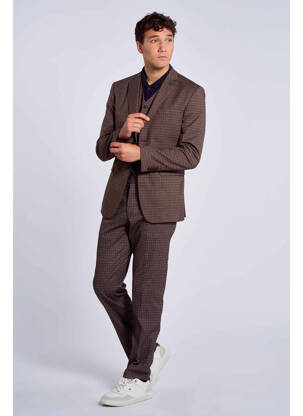 Pantalon chino marron LE FABULEUX MARCEL DE BRUXELLES homme