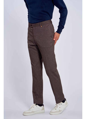 Pantalon chino marron LE FABULEUX MARCEL DE BRUXELLES homme