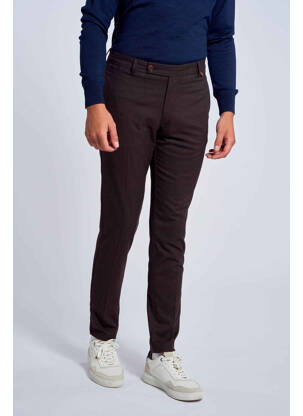 Pantalon chino marron LE FABULEUX MARCEL DE BRUXELLES homme