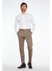 Pantalon chino marron LE FABULEUX MARCEL DE BRUXELLES pour homme seconde vue