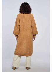 Gilet manches longues marron AMELIE & AMELIE pour femme seconde vue