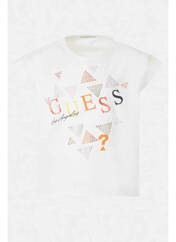 T-shirt blanc GUESS pour fille seconde vue