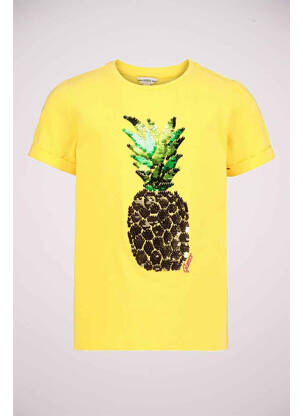 T-shirt jaune GUESS fille
