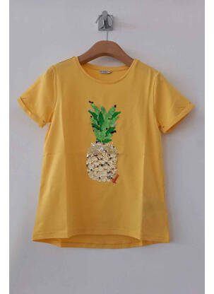 T-shirt jaune GUESS fille