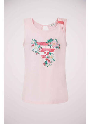 T-shirt rose GUESS fille