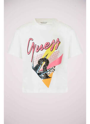 T-shirt blanc GUESS fille