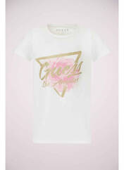 T-shirt blanc GUESS pour fille seconde vue