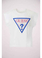 T-shirt blanc GUESS pour fille seconde vue