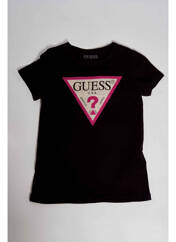 T-shirt noir GUESS pour fille seconde vue
