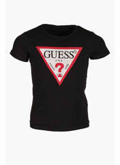 T-shirt noir GUESS pour fille seconde vue