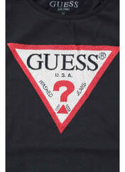 T-shirt noir GUESS pour fille seconde vue