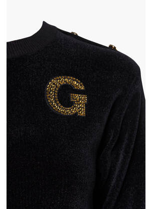 Pull noir GUESS fille