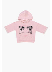 Sweat-shirt à capuche rose GUESS pour fille seconde vue