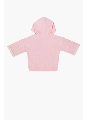 Sweat-shirt à capuche rose GUESS fille