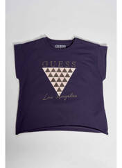 T-shirt bleu GUESS pour fille seconde vue