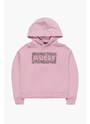 Sweat-shirt à capuche violet GUESS fille