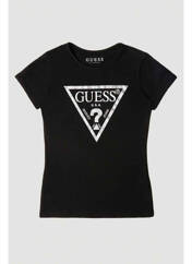 T-shirt noir GUESS pour fille seconde vue