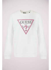 Sweat-shirt blanc GUESS pour fille seconde vue