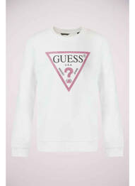 Sweat-shirt blanc GUESS fille