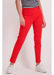 Pantalon slim rouge JACQUELINE DE YONG pour femme seconde vue
