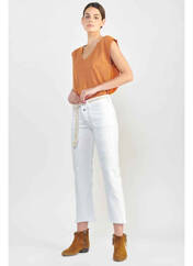 Pantalon 7/8 blanc LE TEMPS DES CERISES pour femme seconde vue