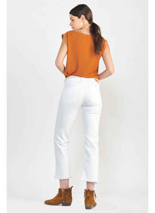 Pantalon 7/8 blanc LE TEMPS DES CERISES femme